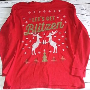 Let's Get Blitzen Christmas Long Sleeve Shirt